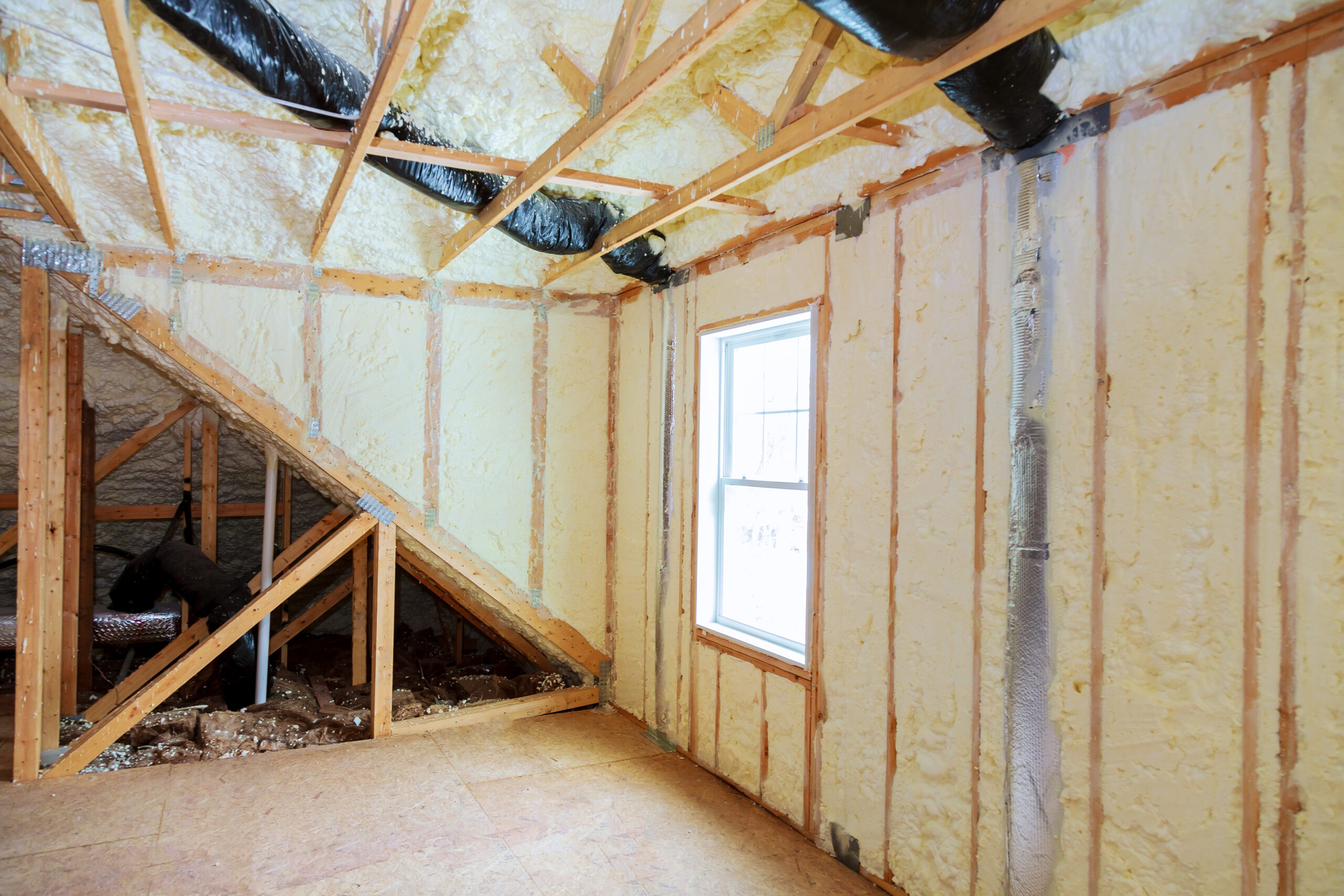 Attick loft insulation